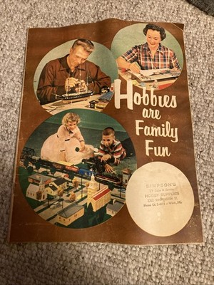 Vtg 1950s Hobbies are Family Fun! Catalog  