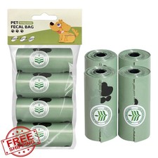 Dog Poop Bags 60 Count Scented Waste Rolls Small Trash Bags Outdoor