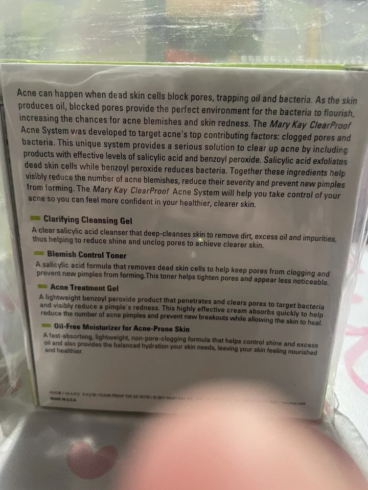 玫琳凯透明粉刺系统 4 件套 The Go 套装全新带盒 — 第 2/3 张图片