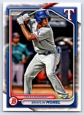 Braylin Morel 2024 Bowman Draft #BD-169 Texas Rangers Baseball Card