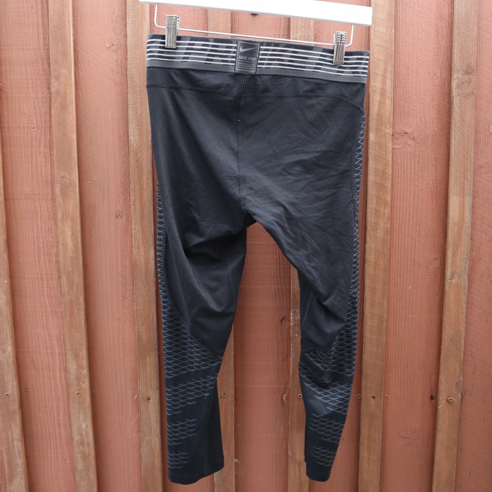 Nike Pro Hypercool Black Compression Workout Crop… - image 3