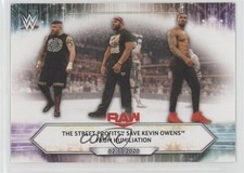 2021 Topps WWE Raw The Street Profits Save Kevin Owens from Humiliation #20 xm0