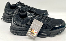 Lianggo Steel Toe Shoes Unisex Slip Resistant Safety Construction Size 46 -Black