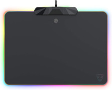 RGB Gaming Mouse Pad -LED Lighting Effects,Wired,Hard Surface Gamer Mouse Mat fo