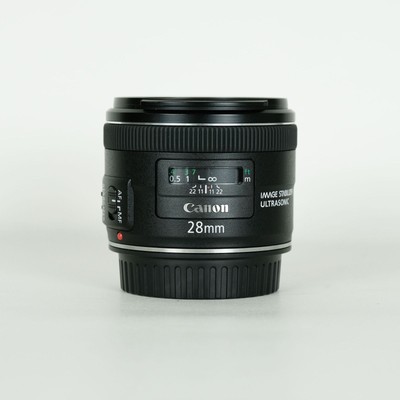 Canon EF 28mm F2.8 IS USM Wide Angle Lens for Canon From Japan Compact Pro