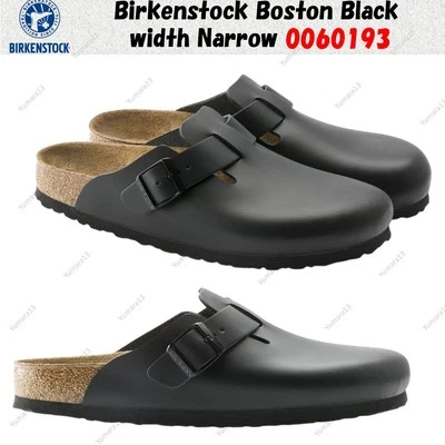 Birkenstock Boston noir largeur étroite 0060193 taille unisexe - Photo 1/4