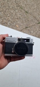 Vintage Konica C35 35mm Rangefinder Film Camera - Hexanon Working Condition