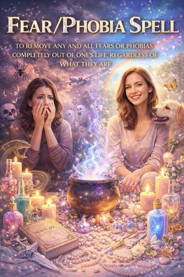 Fear/Phobia Removal Spell Get relief Of Fears And Phobias Instantly Powerful