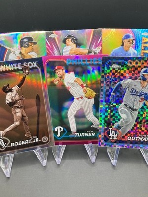2024 Topps Chrome & Heritage Baseball - Pink, Sepia, All-Etch, - Combine Ship!!