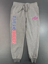Cleveland Cavaliers Mens Activewear Pants XL Gray Fleece Jogger Logo NBA UNK