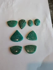 Amazonite Cabochons Lot Great Quality Great Color 