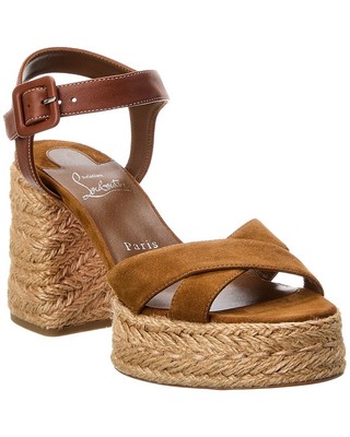 Christian Louboutin Calakala 70 Suede Sandal Women's