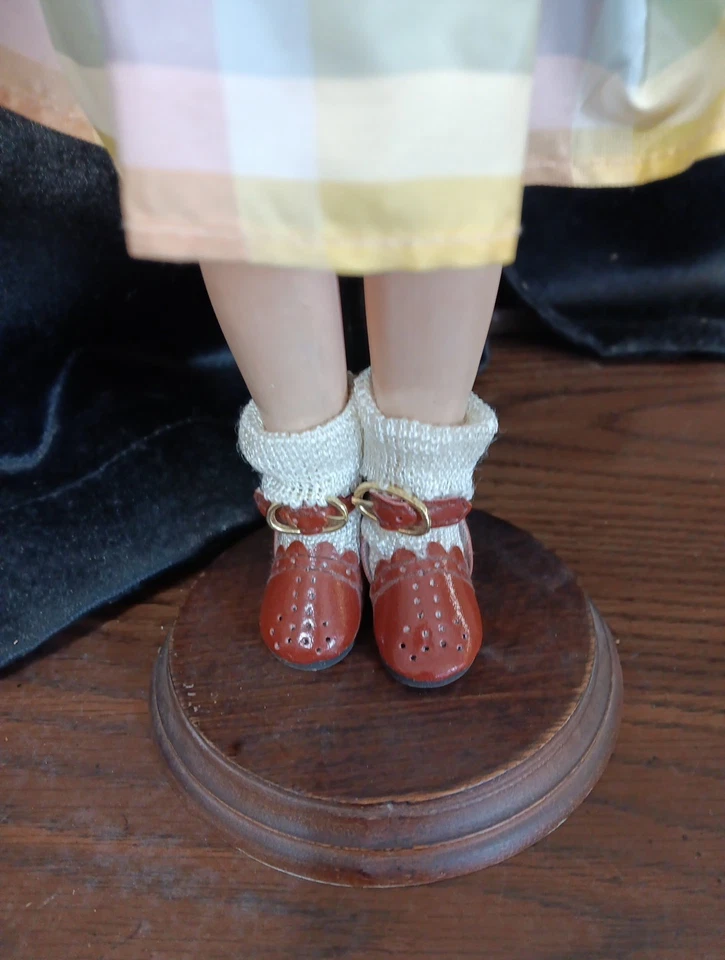 Vintage Arranbee Nancy Lee 14.5" Doll With Unusual Dress And Hat 1948 - Image 3 of 4