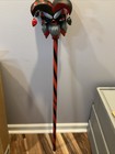 4 Headed Krazed Jester Cane Halloween Accessory