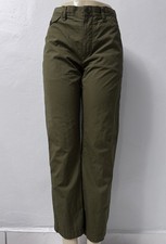 Ralph Lauren Purple Label Women's Green Olive Straight Pants Trousers Size 10