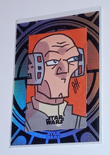 Star Wars High Tek Joe Hogan Lobot 1/1 Sketch Card Topps 2015