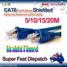 RJ45 Cat6e Cat6a Shielded Modular Plugs Boots Crimper LAN Cable Cord 8P8C 5M 20M