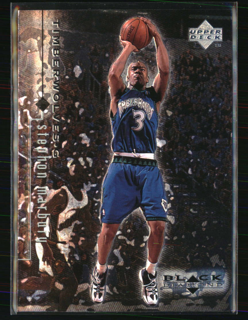 Stephon Marbury 1998 Upper Deck Black Diamond #56 BASKETBALL Card