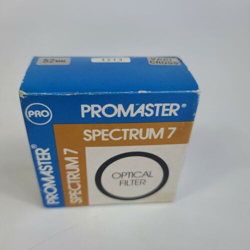PROMASTER SPECTRUM 7. 52mm Variable Cross Lens Filter #4213 NIB - Picture 4 of 4