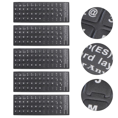 5 Sheets Computer Accessories keyboard language Keyboard Replacement - Picture 7 of 12