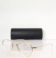 New Authentic Barton Perreira Eyeglasses AINO CHA/GLD Frame 48mm
