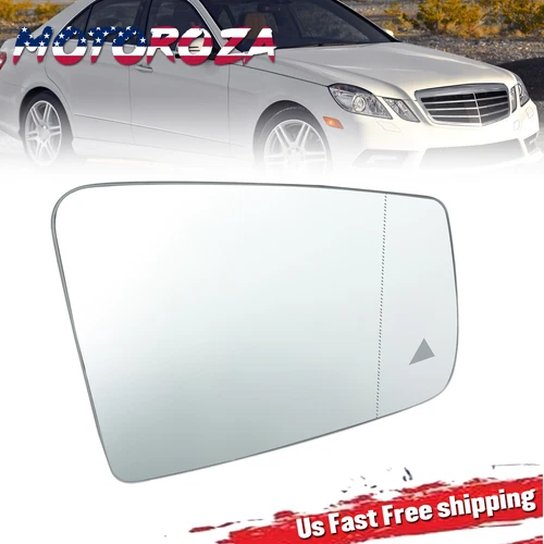 Passenger Side Mirror Glass Heat W/Blind Spot For Benz W212 09-15 X156 13-18