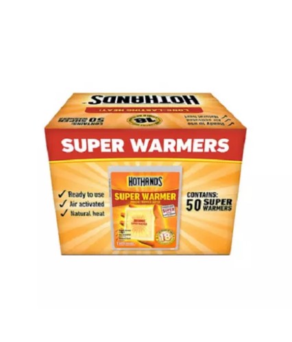HotHands Super Warmer 50 pk. Free Shipping