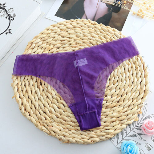 Damen Slips Aus Seidensatin Atmungsaktiv Mit Schleife Unterwäsche Dessous æ - Bild 28 von 28