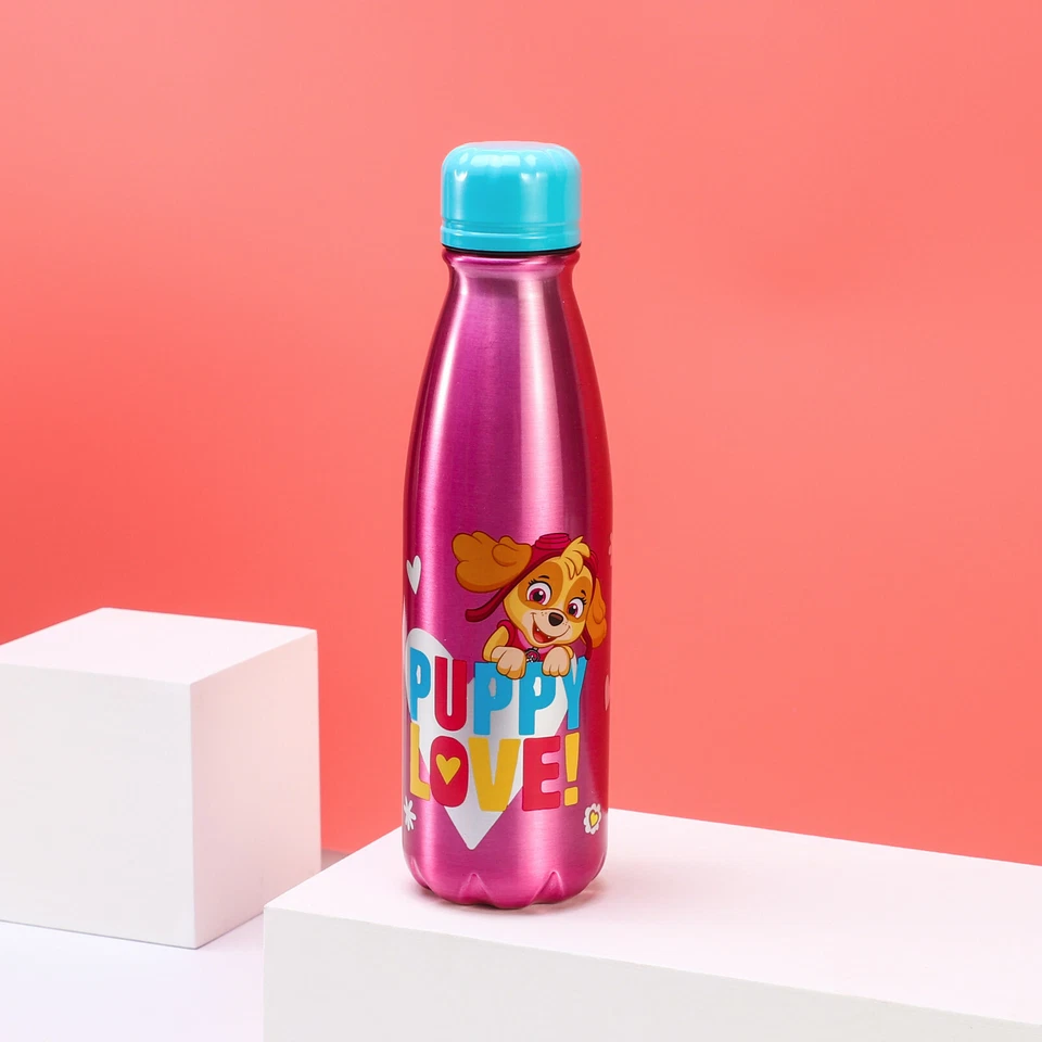 Paw Patrol Girl 600ml Aluminium Water Bottle for Kids Back to School Drinks - Image 4 of 4