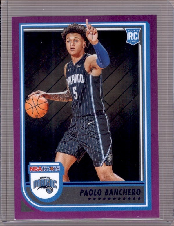 PAOLO BANCHERO 2022-23 Panini NBA Hoops #231 Purple Parallel Rookie RC