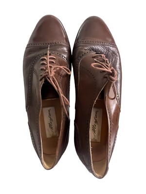 Mezlan 10.5M Mens Cap Toe Shoes Made In Spain Brown | eBay display picture 2