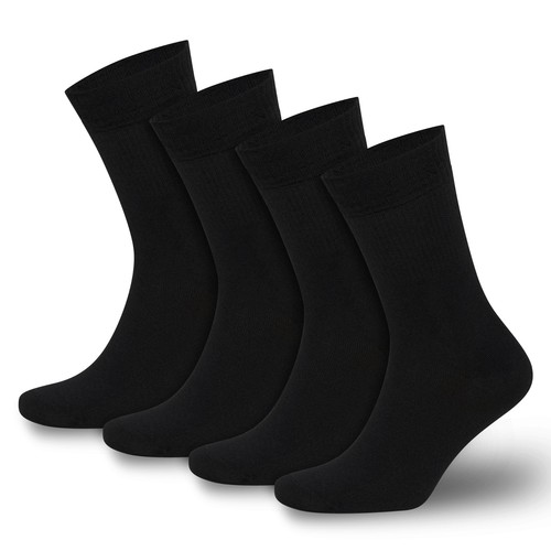 BAMBOOVEN Mens & Womens Diabetic Dress and Trouser Socks – Loose Fit, Seamless T