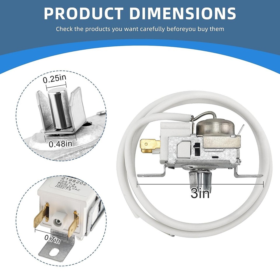 TERMOSTATO FRIGORIFERO 481228238179 BAUKNECHT WHIRLPOOL A13-0704h Atea - Foto 2