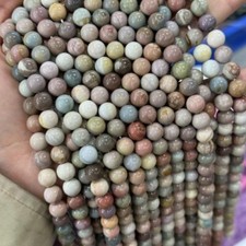 4-12mm Genuine Natural Creamy Agate Beads for Jewelry Making