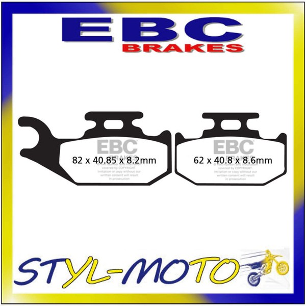 FA414TT BeläGe Sint. Vorderseite Recht EBC Suzuki LT-A 750 X King Quad 2008-2013-image