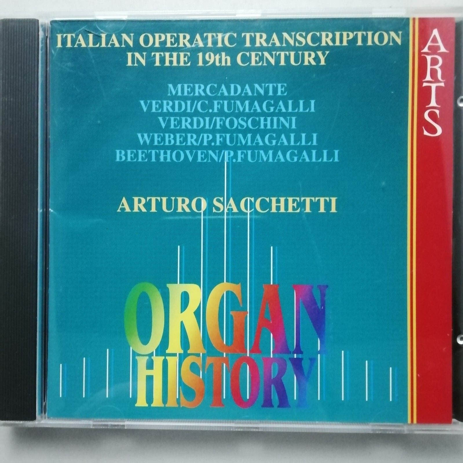 Organ History Italian Operatic Transcription / Sacchetti / Arts Music CD 47163-2