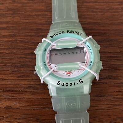 Super G  Shock Resist Armbanduhr Quarz K4