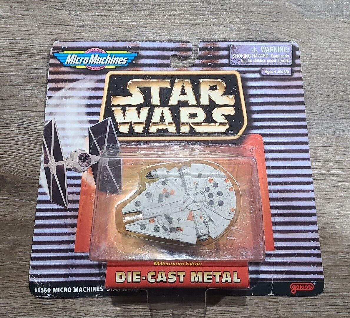 Micromachines Star Wars Millennium Falcon Die-Cast Metal Miniature (1996, NEW)
