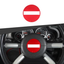 Steering Wheel Center Cover Trim Accessories For 2007-2010 Jeep Wrangler JK Red