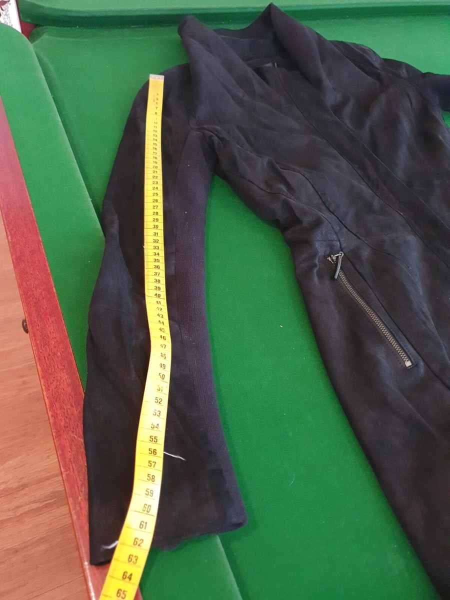 VESPUCCI VSP Black Suede Leather Coat UK 12 | eBay VESPUCCI VSP Black Suede Leather Coat UK 12 | eBay