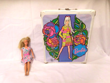 Barbie Vintage 1967 Mattel Barbie doll vinyl case  Date Stamped 1966 Doll