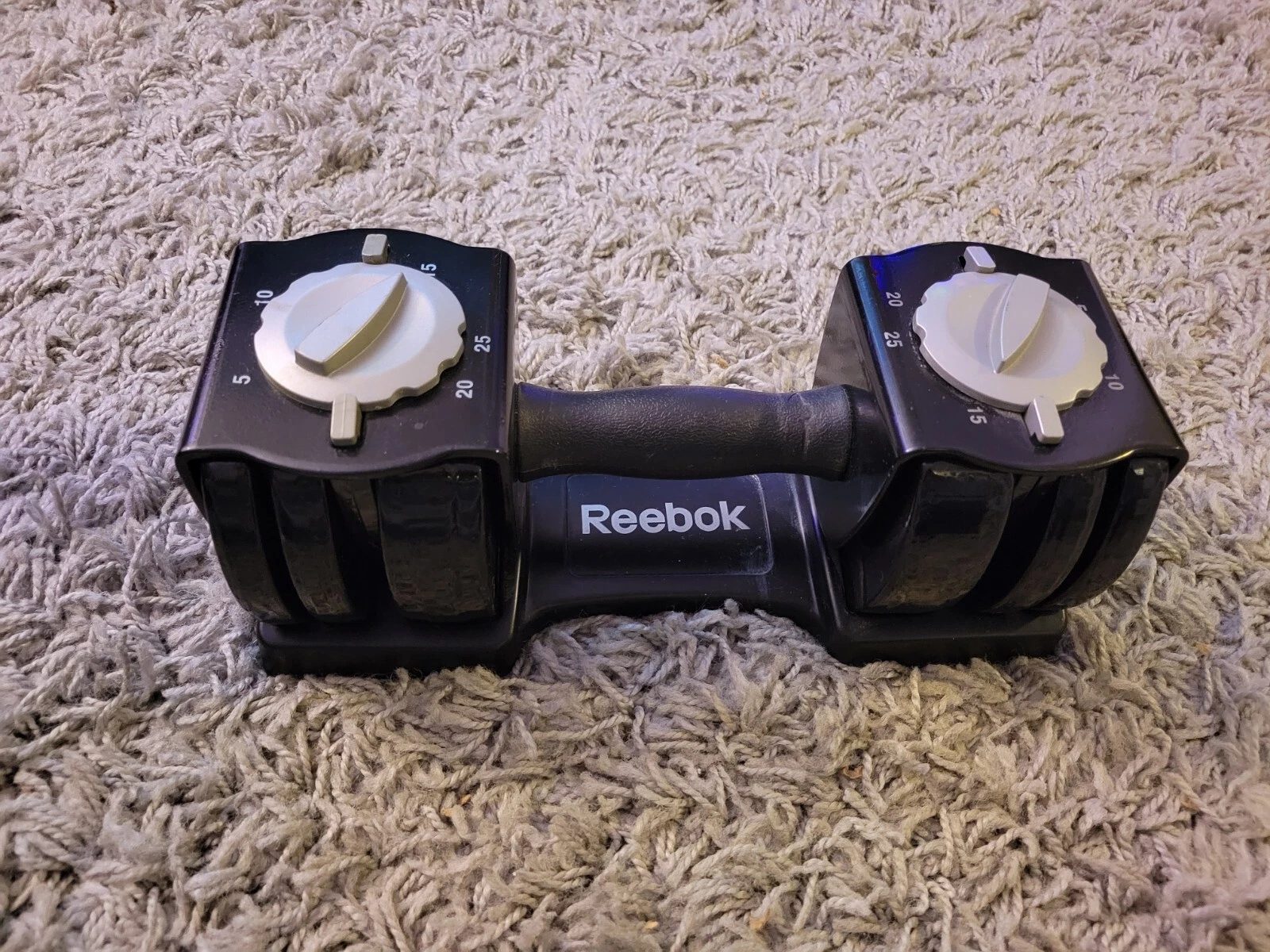 Reebok 25 lb adjutable dumbbell