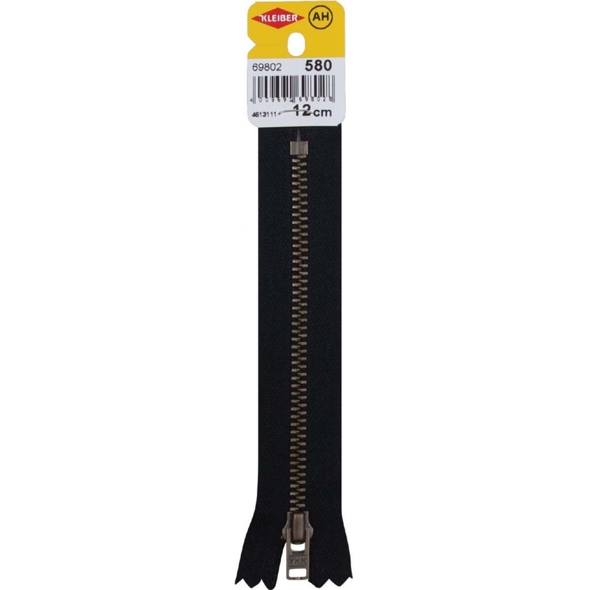 Reißverschluss, Metall, Länge: 140 Mm, Schwarz Kleiber 69817