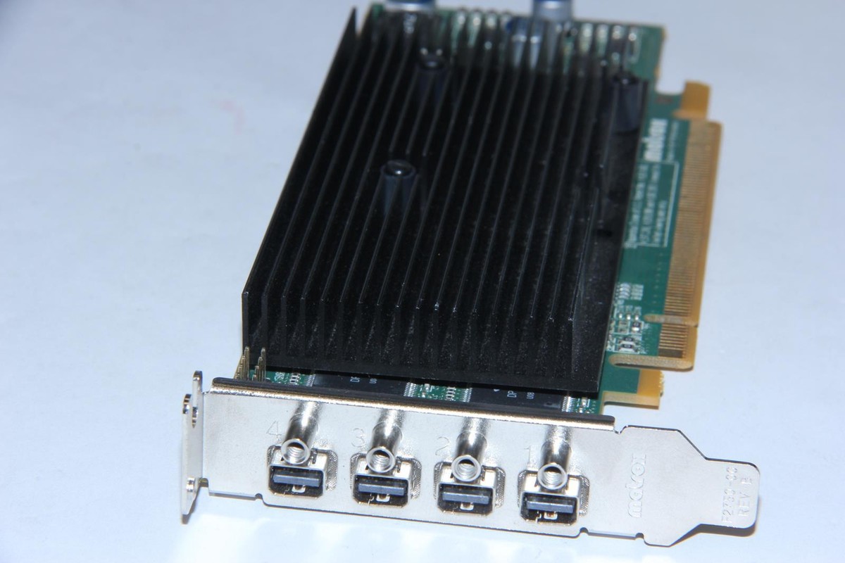 Matrox M9148 Graphics Card 1GB M9138-M9148 F7371-0201 PCIe X16 LP