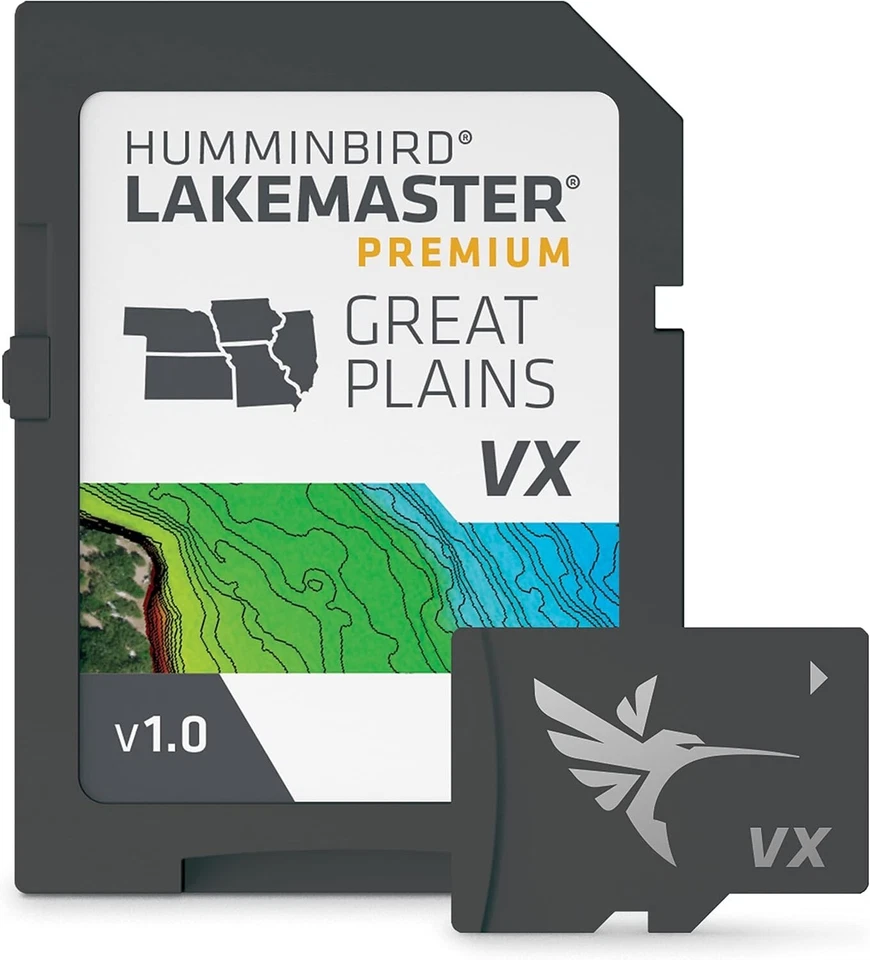 Humminbird LakeMaster VX Premium [Great Plains V1] APEX/SOLIX/HELIX #602003-1 - Image 2 of 4