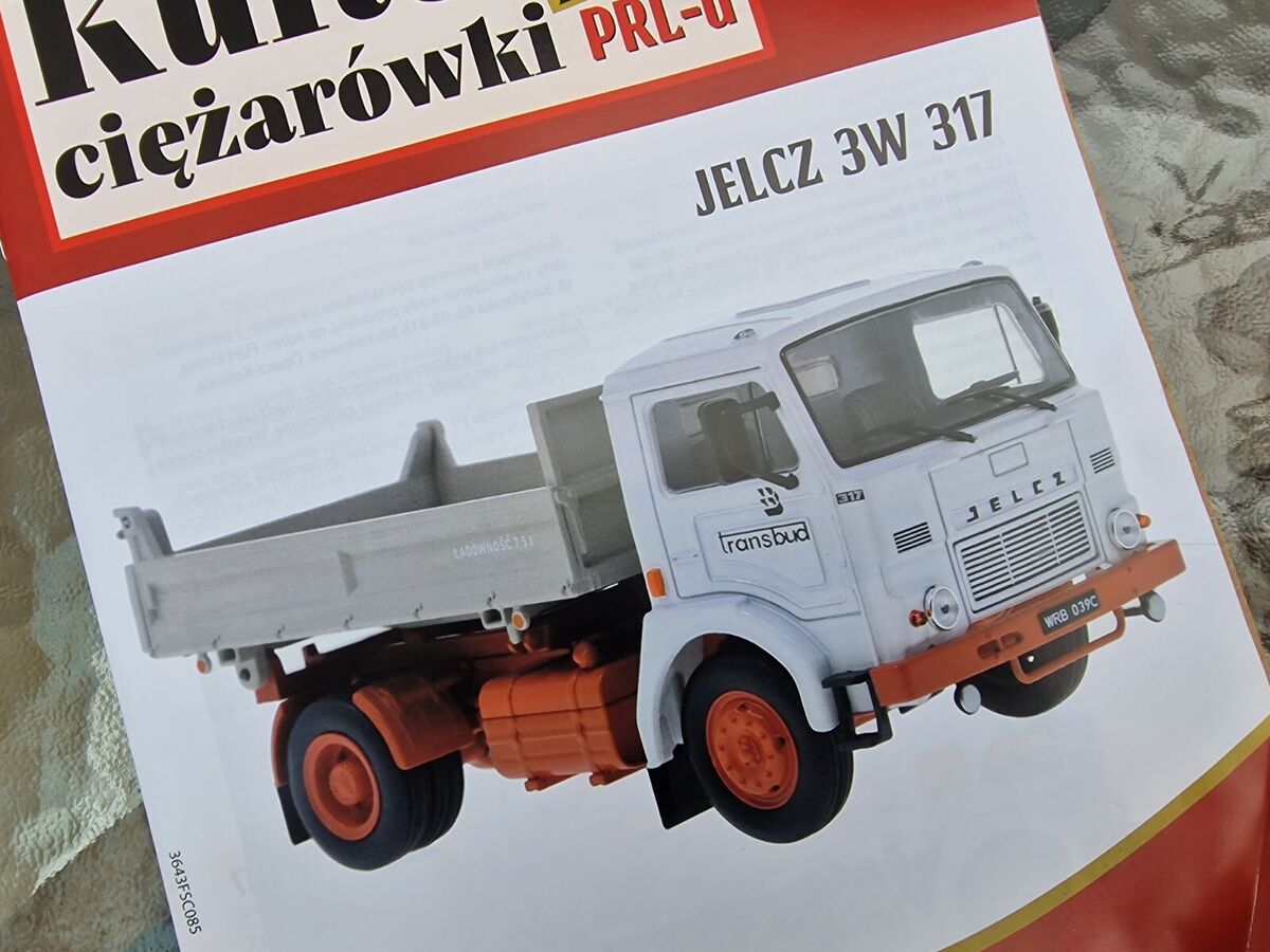 Jelcz 3W 317 Transbud 1:43 collector's truck kultowe Jelcz 3W 317 Transbud 1:43 collector's truck kultowe