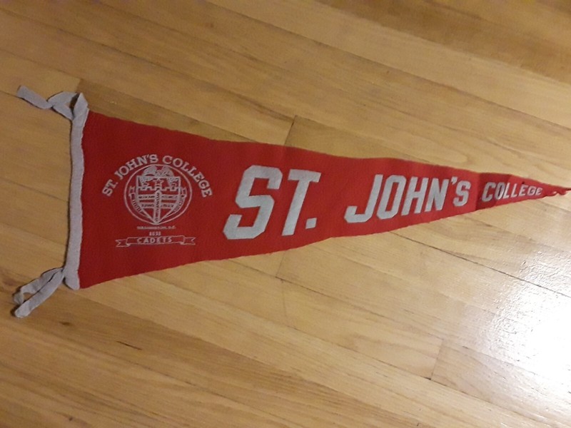 1851 St. John’s University Vintage Felt Pennant Flag 1851 Cadets"VERY VERY RARE"
