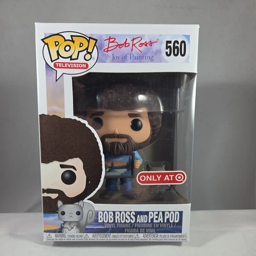 Funko POP! Television: Bob Ross-Bob Ross and Pea Pod (Target)#560
