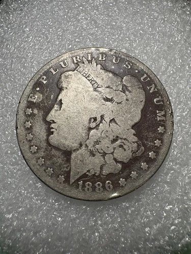 Morgan Silver Dollar 1886 New Orleans $1 Circulated Business Strike US Coin