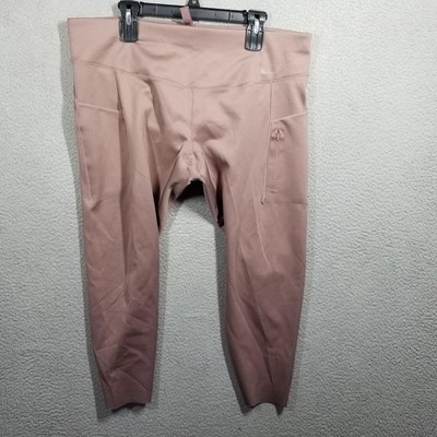 Nike Go Firm Support High Rise 7/8 Leggings Rose DV4902-208 Womens 2X Plus NWOT